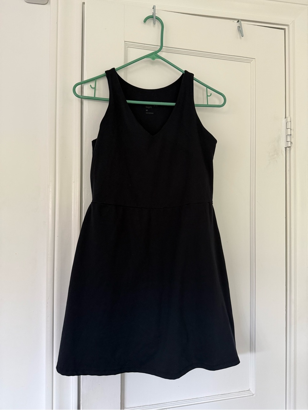 GAP Black Sleeveless V-Neck Mini Dress